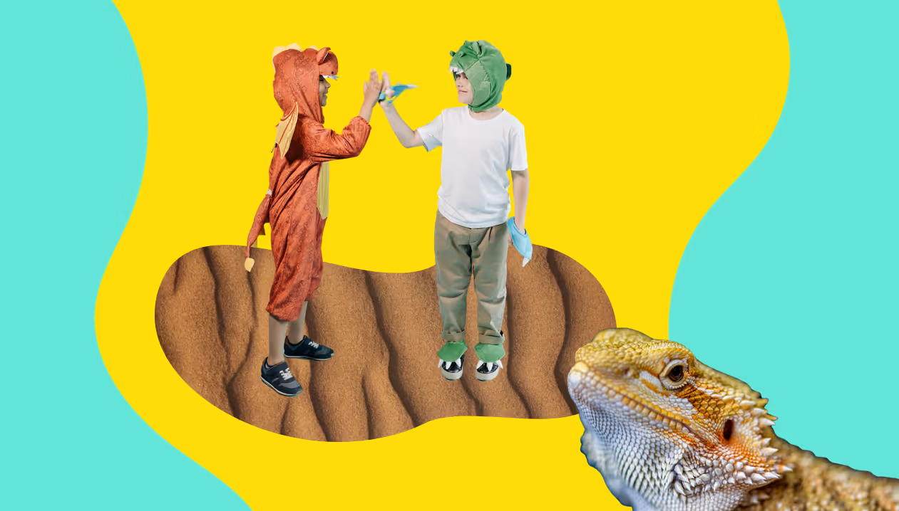 Two young kids practicing cooperation and other social-emotional skills