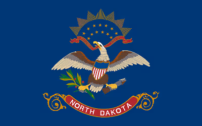 North Dakota map