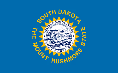 South Dakota map